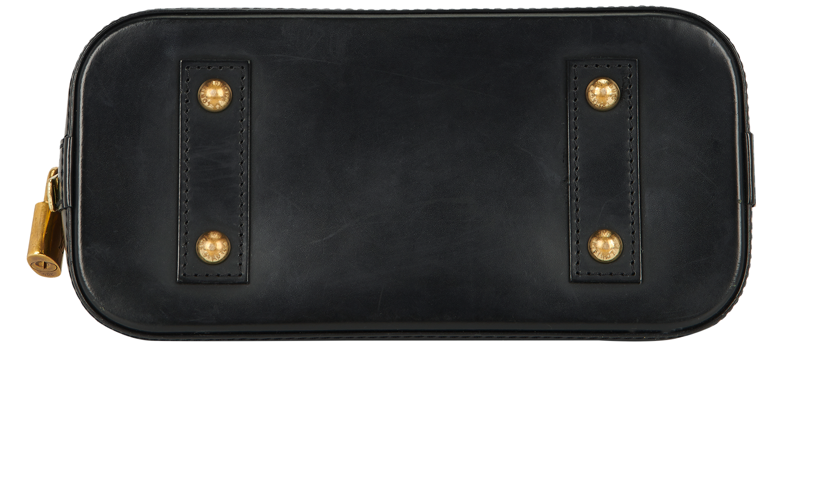 Alma BB, &pound;695, Handbags, Black/Brown, Coated Canvas/Leather, Top view